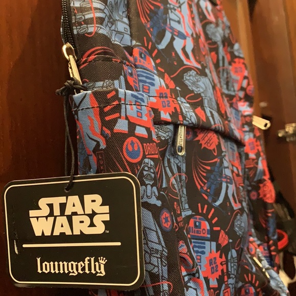 Star Wars Hoth Loungefly Canvas Backpack NWT - Picture 5 of 5